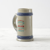 Fisherman Funny Sarcasm Novelty Spaß Gift Bierglas (Vorderseite Links)