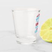 Fisherman Funny Sarcasm Novelty Spaß Gift Schnapsglas (Links)