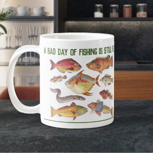 Fisherman Gift. Angeln oder Angeln Jumbo-Tasse