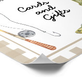 Fisherman - Karten und Geschenke Babydusche Poster (Ecke)