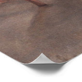 Fisherman Kræn Wollesen Mending the Net by Ancher Poster (Ecke)