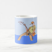 Fisherman links Hand Tasse (Mittel)