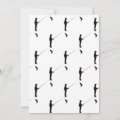 Fisherman Mic Drop Retirement Party Einladung (Rückseite)