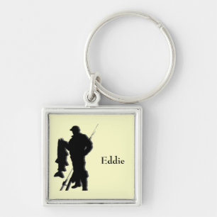 Fisherman Monogram Sports Schlüsselanhänger