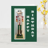 Fisherman Nutcracker Happy Birthday Karte (Gelbe Blume)