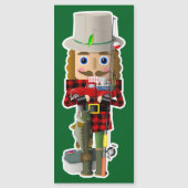 Fisherman Nutcracker mit Little Red Truck Magnetkarte (Vorderseite)
