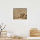 Fisherman on the Sea Shore, 1623 Poster (Küche)