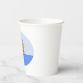 Fisherman Oval Paper Cups Pappbecher (Links)