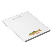 Fisherman Rainbow Trout Stationery Notizblock (angewinkelt)