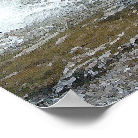 Fisherman River Isaiah 41:10 Print Poster (Ecke)