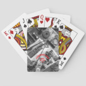 Fisherman’s Deck Black and White Playing Cards Spielkarten (Rückseite)