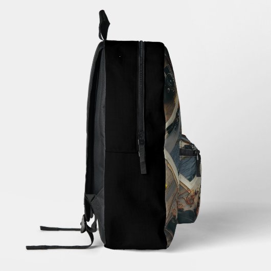 Fisherman’s Deck Custom Printed Backpack Bedruckter Rucksack (Links)