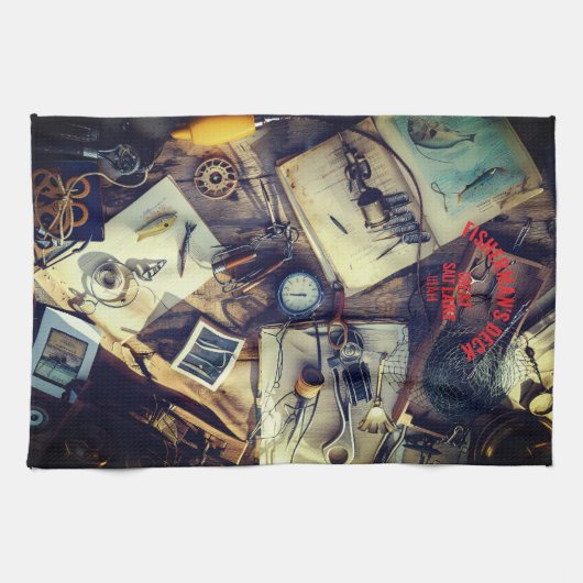 Fisherman’s Deck Kitchen Towel Geschirrtuch (Horizontal)