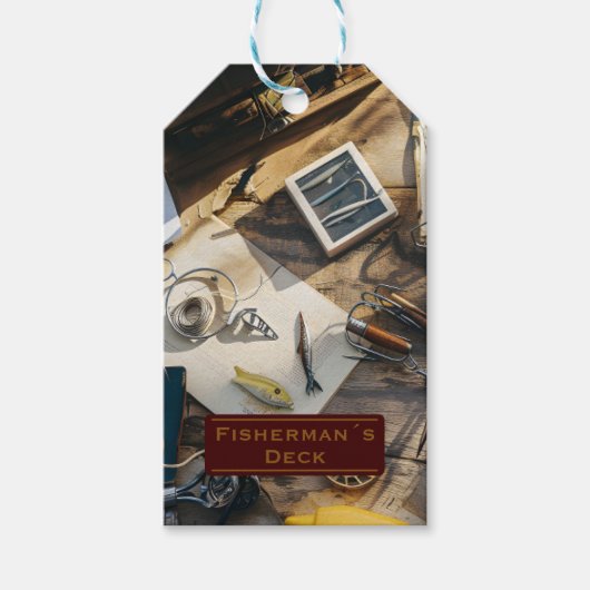 Fisherman´s Deck personalize Geschenkanhänger (Vorderseite)