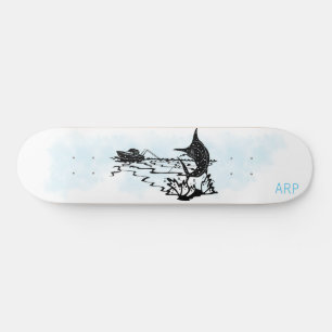 *~* FISHERMAN - Schwertfischfänger Skateboard