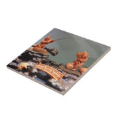 Fisherman Small (4,25" x 4,25") Keramik Foto Tile Fliese (Seite)