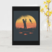 FISHERMAN SUNSET KARTE (Gelbe Blume)