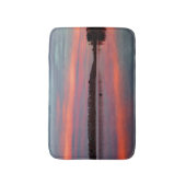 Fisherman Sunset Kolob Lake Plush Bath Mat Badematte (Vorderseite Vertikal)