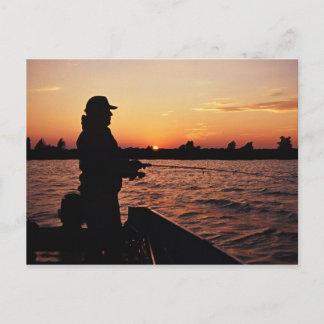 Fisherman Sunset Postkarte