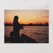 Fisherman Sunset Postkarte (Vorderseite)