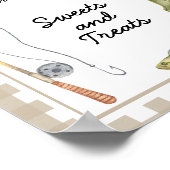 Fisherman - Süßigkeiten und Leckereien Babydusche Poster (Ecke)