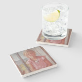 Fisherman-Tochter Steinuntersetzer (Seitenansicht)