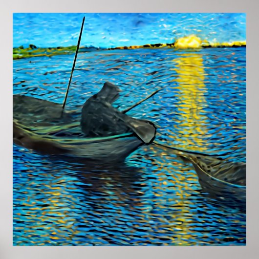 Fisherman - van gogh poster & prints (Vorne)