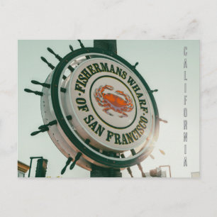 Fisherman Wharf, Kalifornien Postkarte