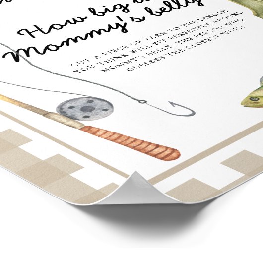 Fisherman - Wie groß ist das Bauchspiel der Mama? Poster (Ecke)