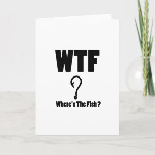 Fisherman Wo ist der Fisch Funny Fishing Vater Gab Karte