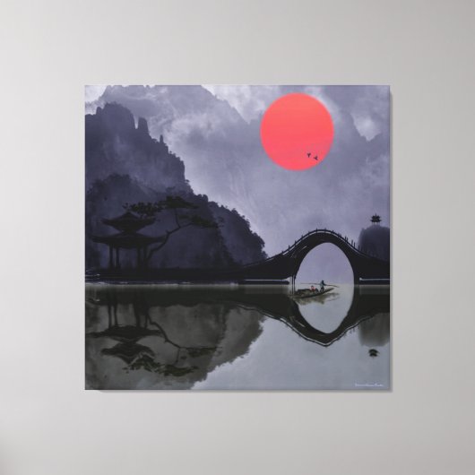 Fisherman Wrapped Canvas Leinwanddruck (Vorderseite)