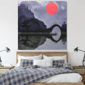 Fisherman Wrapped Canvas Leinwanddruck (Insitu (Schlafzimmer))