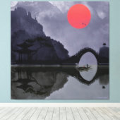 Fisherman Wrapped Canvas Leinwanddruck (Insitu (Holzboden))