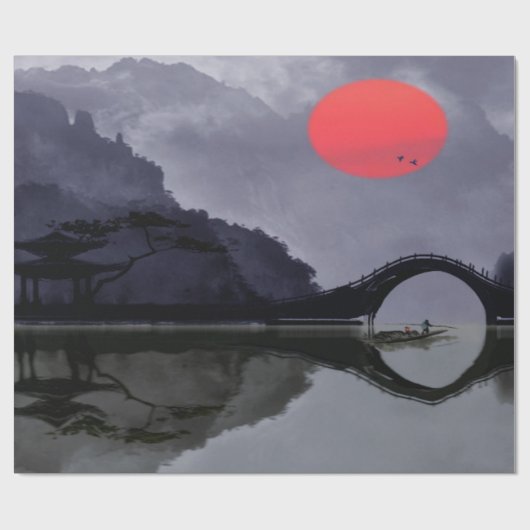 Fisherman Wrapping Paper Geschenkpapier (Flach)