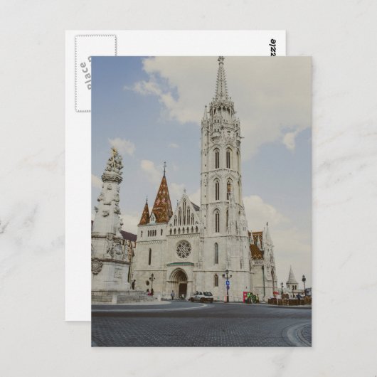 Fisherman's Bastion, Budapest Postkarte (Vorne/Hinten)