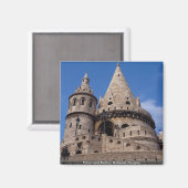 Fisherman's Bastion, Budapest, Ungarn Magnet (Vorderseite/Rückseite)
