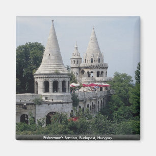 Fisherman's Bastion, Budapest, Ungarn Magnet