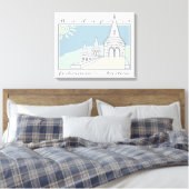 Fisherman's Bastion, Budapest, Ungarn, Magyar Leinwanddruck (Insitu (Schlafzimmer))