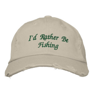 Fisherman's bestickte Cap Baseballkappe
