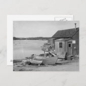 Fisherman's Cabin, 1900 Postkarte (Vorne/Hinten)