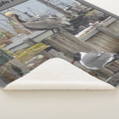 "Fisherman's Dream" Mittlerer Sherpa Blanket Sherpadecke (3/4)