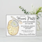 Fisherman's Fish Pie UK British Pub Food Cuisine Einladung (Stehend Vorderseite)