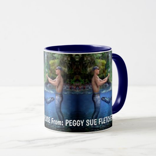 Fisherman's Funny Personalisiert Gift Tasse (VorderseiteRechts)