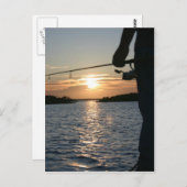 Fisherman's Sunset Postkarte (Vorne/Hinten)