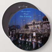Fishermans Warf San Francisco Knopf Button (Vorne & Hinten)