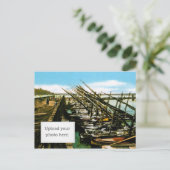 Fisherman's Wharf 1 Postkarte (Stehend Vorderseite)