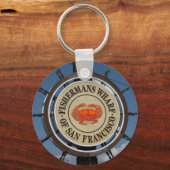 Fisherman's Wharf Sign Schlüsselanhänger (Vorderseite)