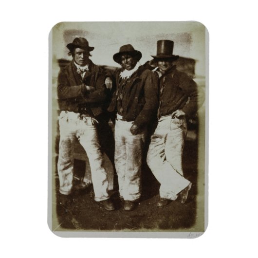 Fishermen Ashore, c.1843-47 (Druck auf Salzpapier  Magnet (Vertikal)
