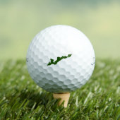 Fishers Island Classic Logo Golf Balls - Green Golfball (Insitu T-Shirt)