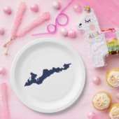 Fishers Island Logo Paper Teller - Navy (Party)